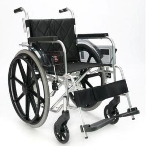 [미키] BETA-3(MRI실 사용가능) 수동휠체어 알루미늄휠체어 경량형휠체어 고급휠체어 가벼운휠체어 접이식휠체어 장애인휠체어
